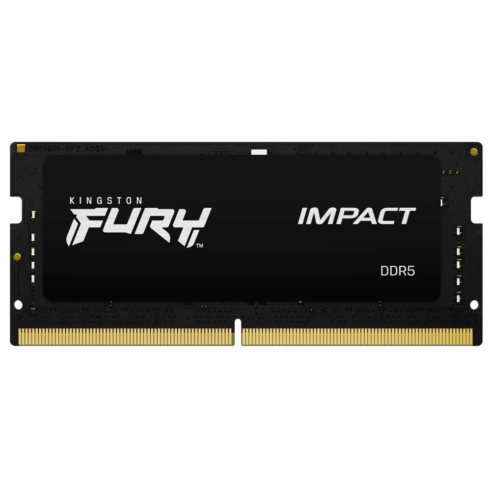 Memória RAM para Notebook Kingston Fury Impact DDR5 8GB 4800MHz - Preto (KF548S38IB/8)