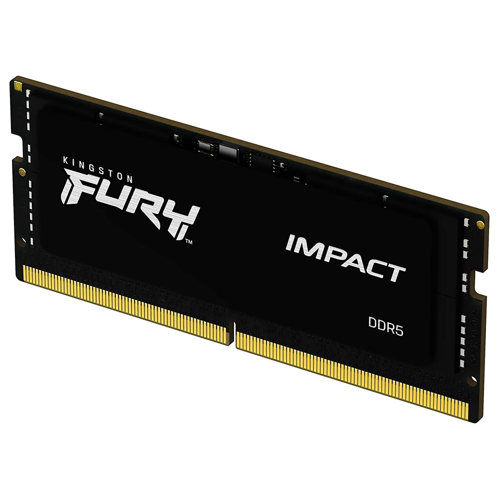 Memória RAM para Notebook Kingston Fury Impact DDR5 8GB 4800MHz - Preto (KF548S38IB/8)