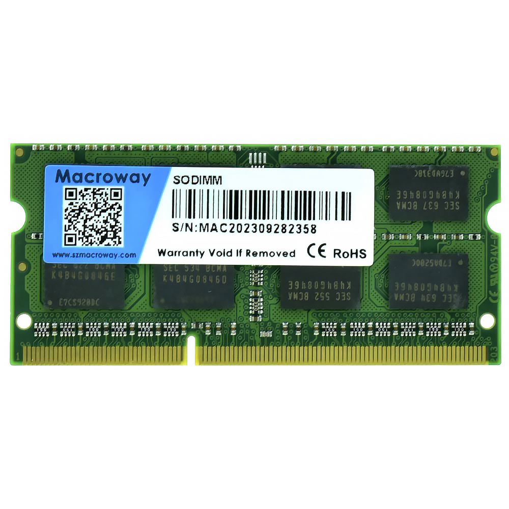 Memória RAM para Notebook Macroway DDR3L 8GB 1333MHz