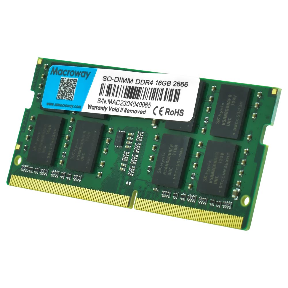 Memória RAM para Notebook Macroway DDR4 16GB 2666MHz