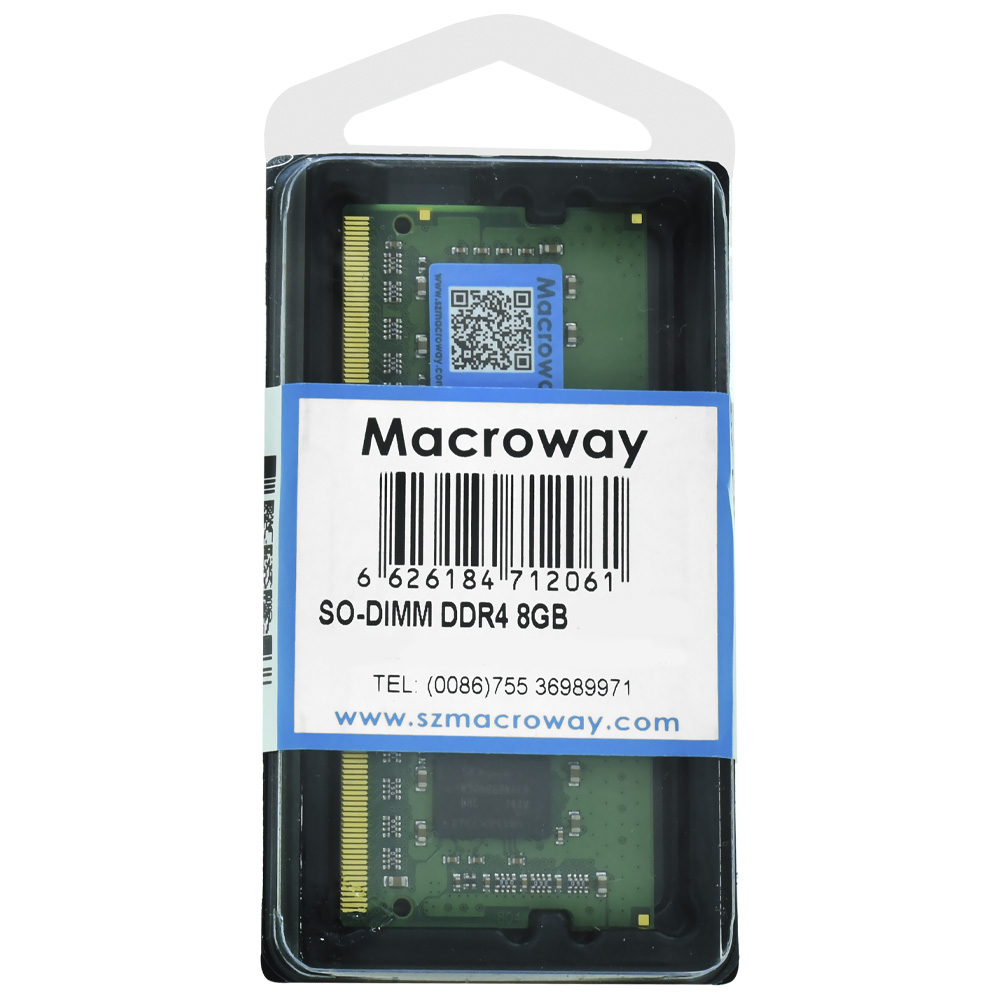 Memória RAM para Notebook Macroway DDR4 8GB 3200MHz