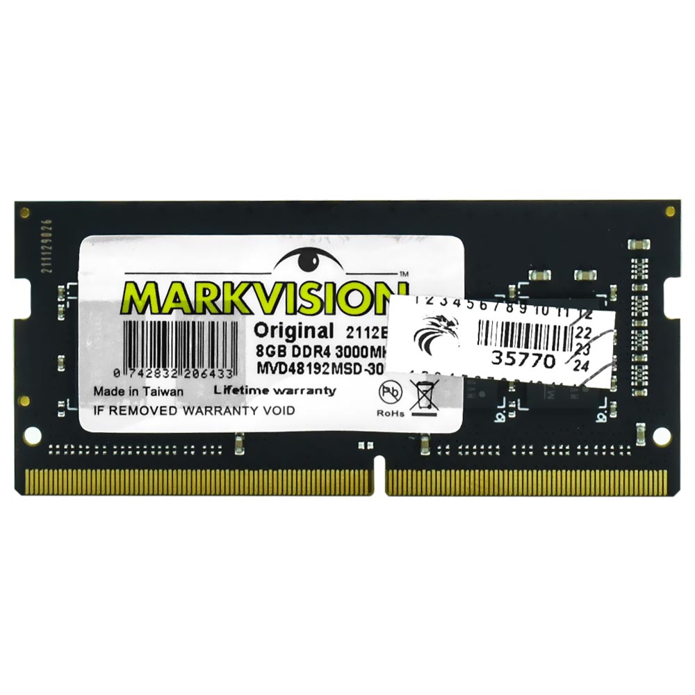 Memoria RAM para Notebook Markvision DDR4 8GB 3000MHz - MVD48192MSD-30