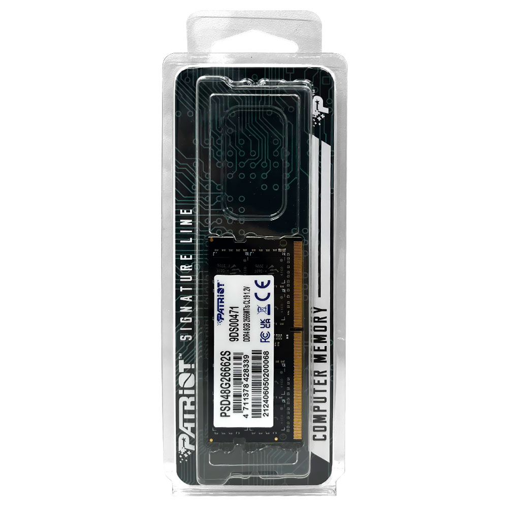 Memória RAM para Notebook Patriot Signature Line DDR4 8GB 2666MHz - PSD48G26662S