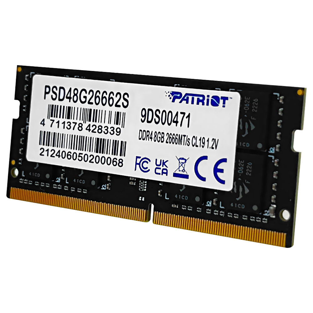 Memória RAM para Notebook Patriot Signature Line DDR4 8GB 2666MHz - PSD48G26662S