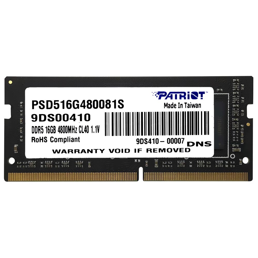 Memoria RAM para Notebook Patriot Signature Line DDR5 16GB 4800MHz - PSD516G480081S