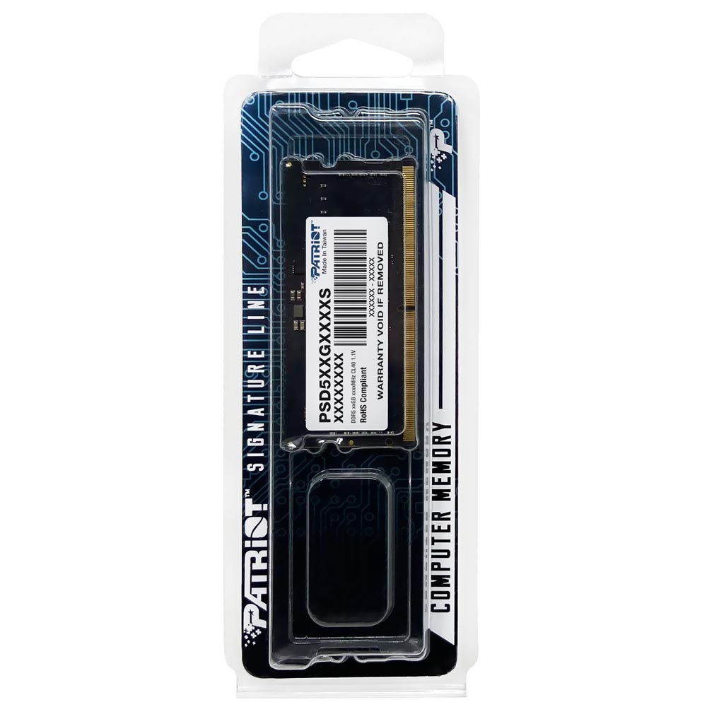 Memória RAM para Notebook Patriot Signature Line DDR5 32GB 4800MHz - PSD532G48002S