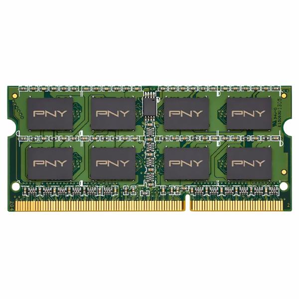 Memória RAM para Notebook PNY Performance DDR3 8GB 1600MHz - MN8GSD31600BL