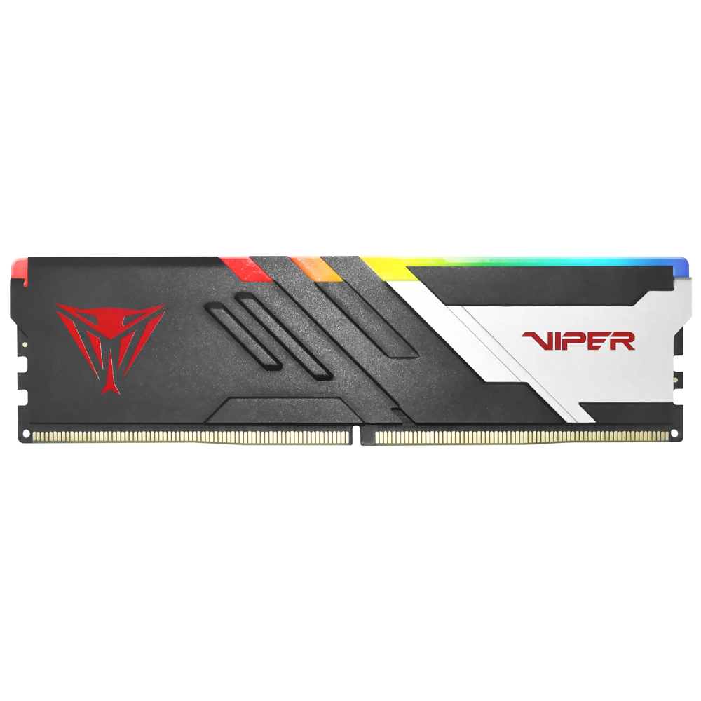 MEM DDR5 32GB 5600MHZ PATRIOT VIPER VENOM RGB PRETO/PRATA - PVVR532G56C36