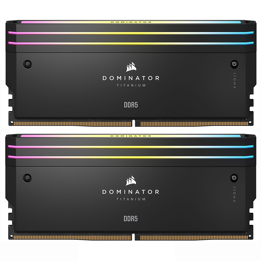 MEM DDR5 32GB 7200MHZ CORSAIR (2X16GB) DOMINATOR TITANIUM RGB PRETO CMP32GX5M2X7200C34