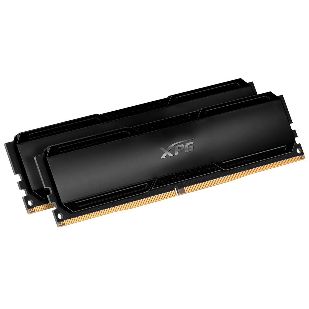 Memória RAM ADATA XPG Gammix D20 DDR4 32GB (2x16GB) 3200MHz - Preto (AX4U320016G16A-DCBK20)