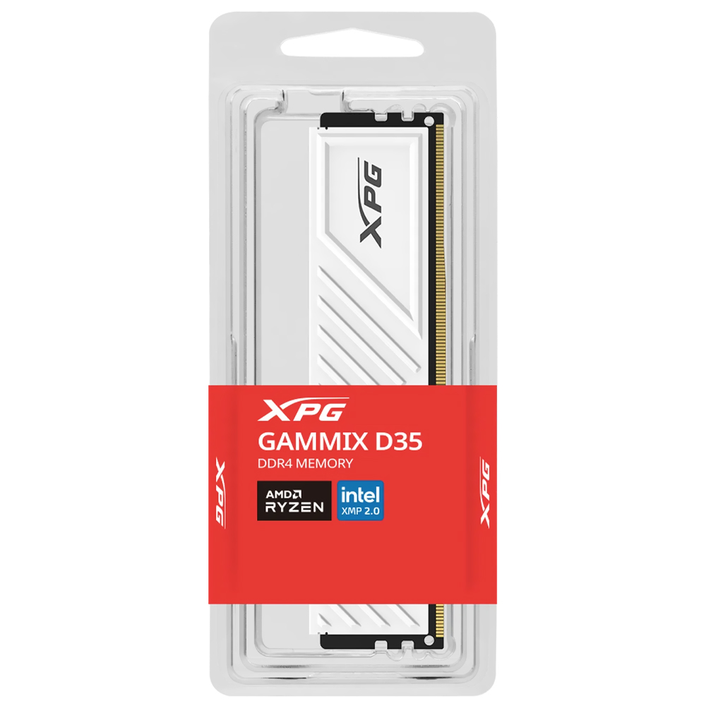 Memória RAM ADATA XPG Gammix D35 DDR4 16GB 3200MHz - Branco (AX4U320016G16A-SWHD35)