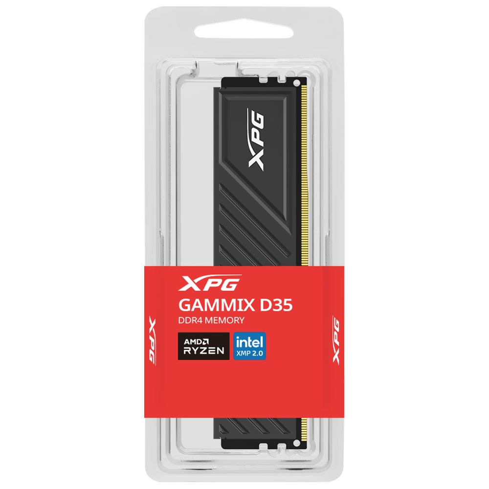 Memória RAM ADATA XPG Gammix D35 DDR4 16GB 3200MHz - Preto (AX4U320016G16A-SBKD35)