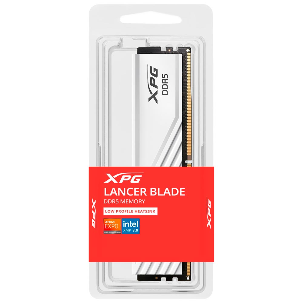 Memória RAM ADATA XPG Lancer Blade DDR5 16GB 6400MHz - Branco (AX5U6400C3816G-SLABWH)