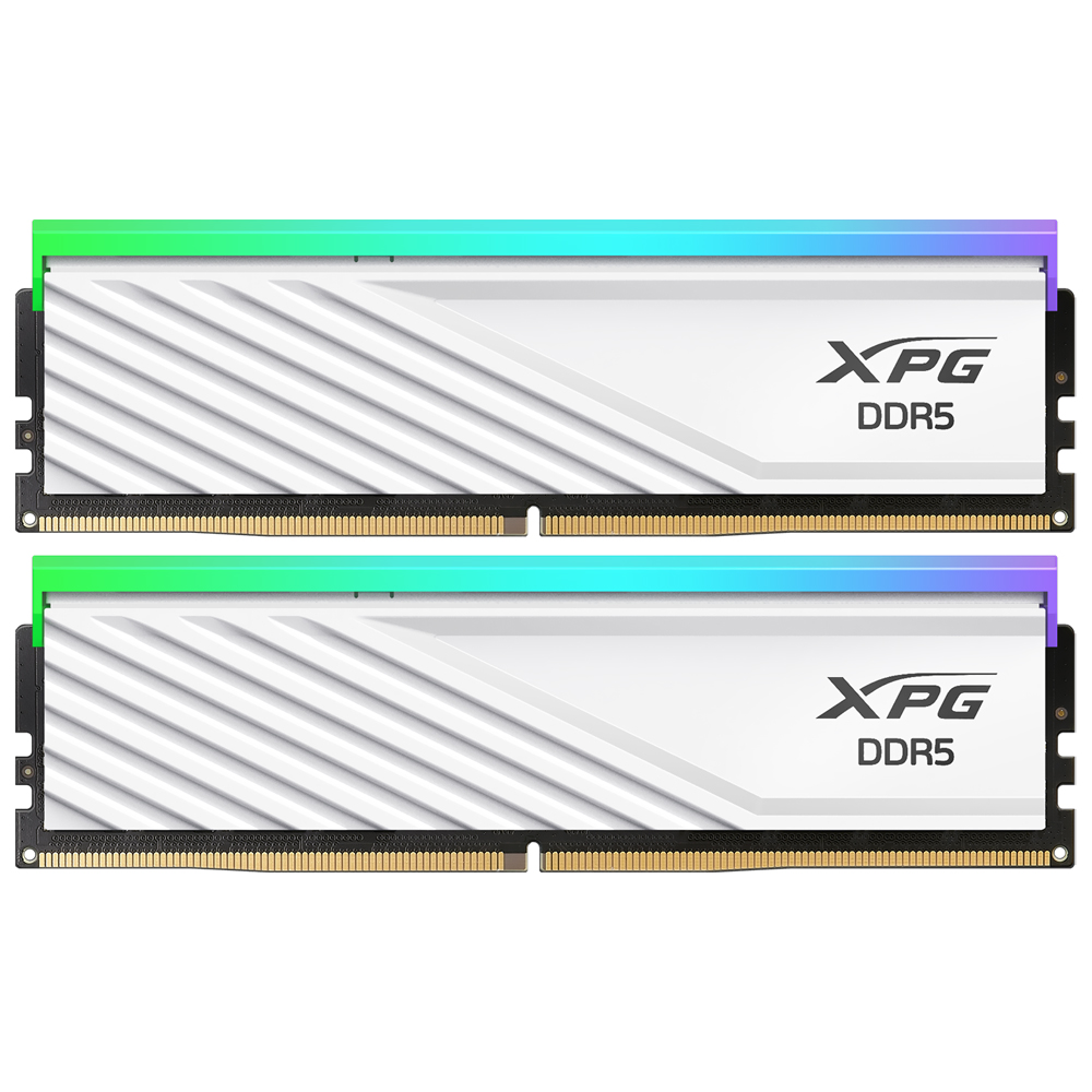 Memória RAM ADATA XPG Lancer Blade DDR5 32GB (2x16GB) 6000MHz RGB - Branco (AX5U6000C4816G-DTLABRWH)