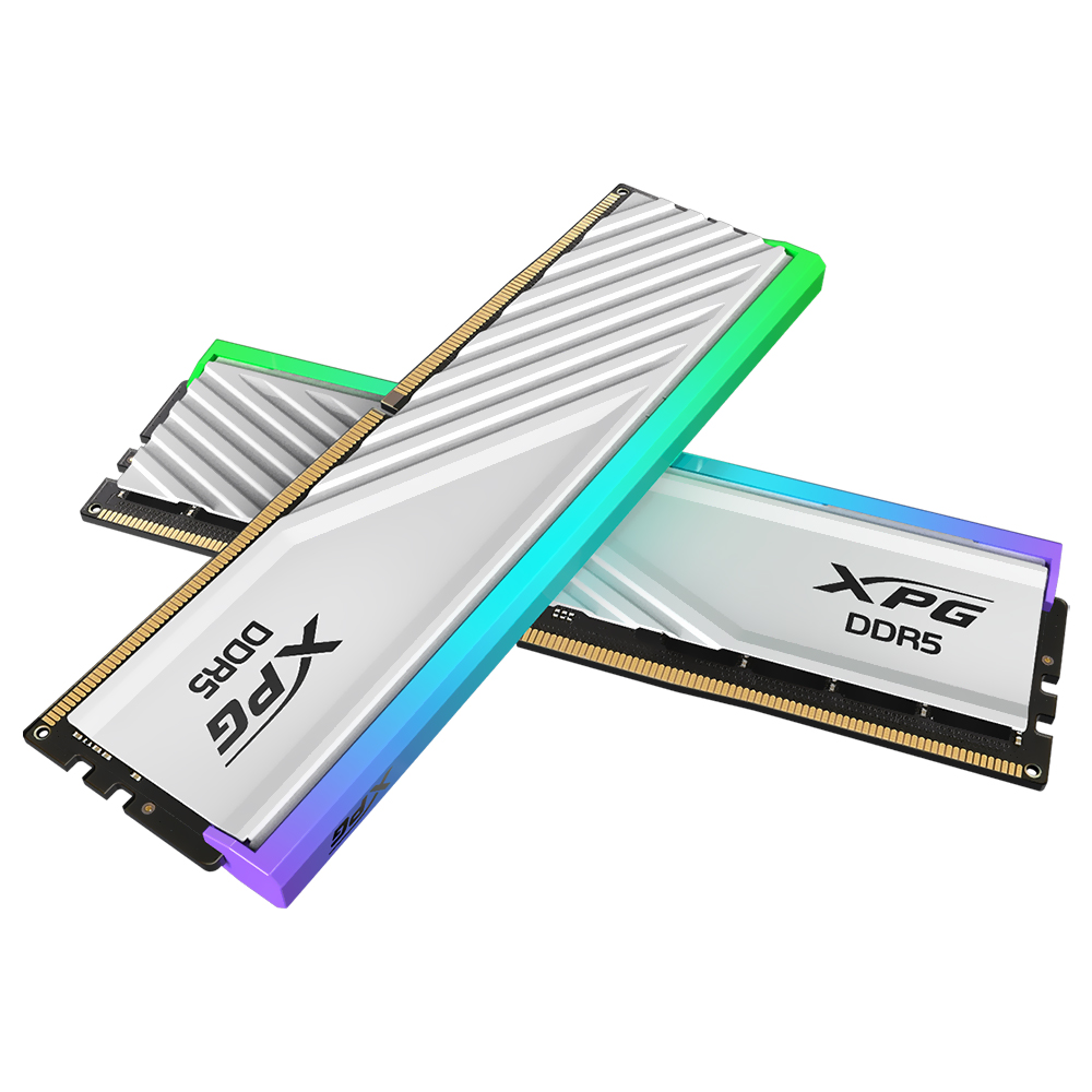 Memória RAM ADATA XPG Lancer Blade DDR5 32GB (2x16GB) 6000MHz RGB - Branco (AX5U6000C4816G-DTLABRWH)