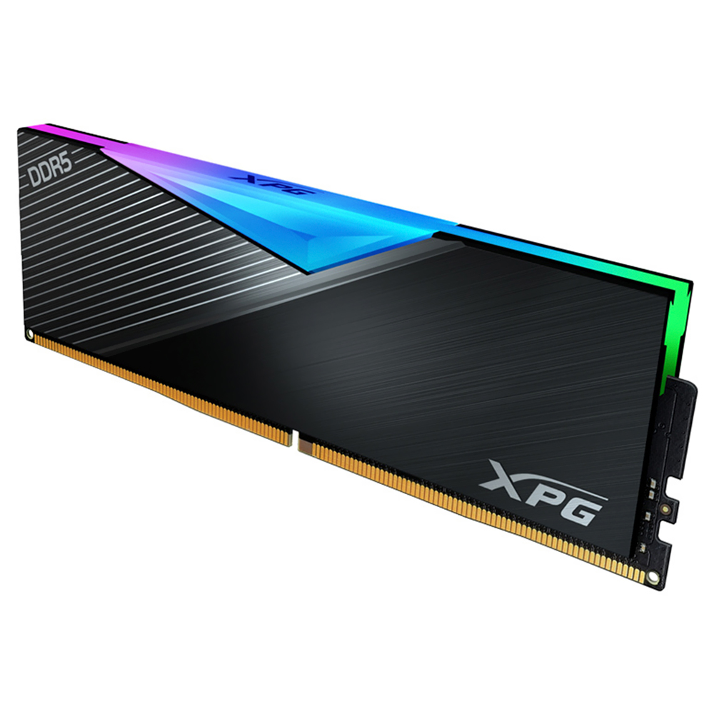 Memória RAM ADATA XPG Lancer DDR5 16GB 5200MHz RGB - Preto (AX5U5200C3816G-CLARBK) 