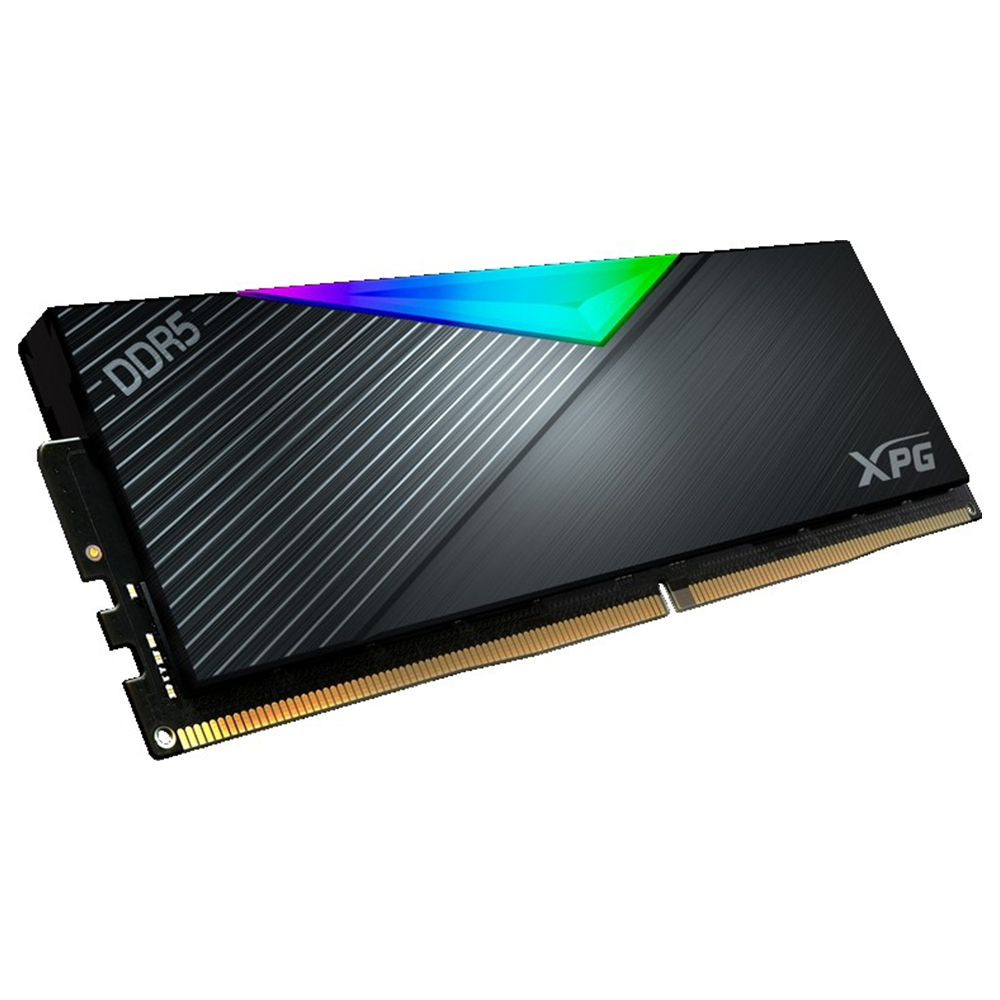 Memória RAM ADATA XPG Lancer DDR5 16GB 5200MHz RGB - Preto (AX5U5200C3816G-CLARBK) 