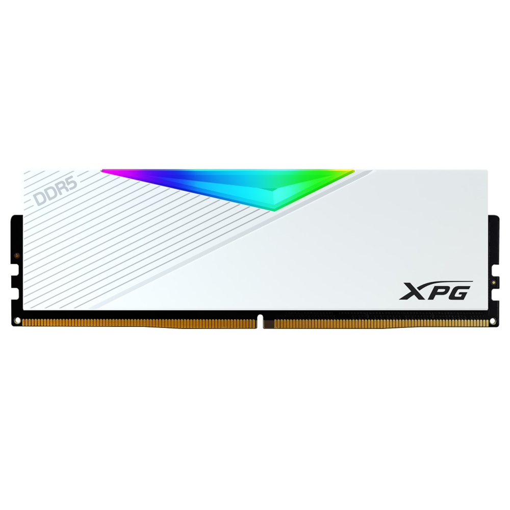 Memória RAM ADATA XPG Lancer DDR5 16GB 6000MHz RGB - Branco (AX5U6000C4016G-CLARWH)