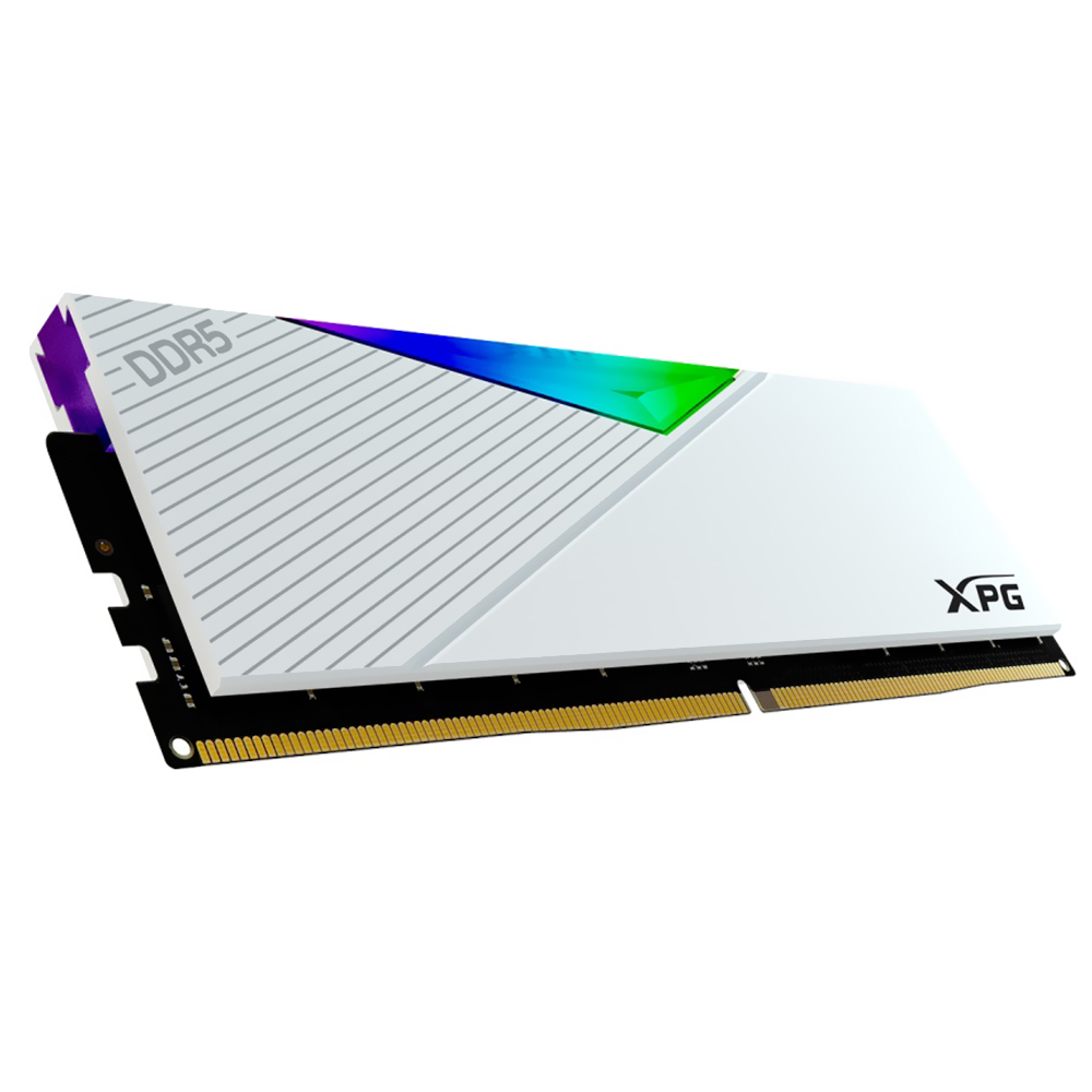 Memória RAM ADATA XPG Lancer DDR5 16GB 6000MHz RGB - Branco (AX5U6000C4016G-CLARWH)