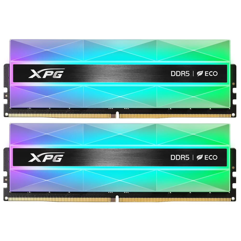 Memória RAM ADATA XPG Lancer Neon DDR5 32GB (2x16GB) 8000MHz RGB - Preto / Cinza (AX5U8000C3816G-DCLANRSG)