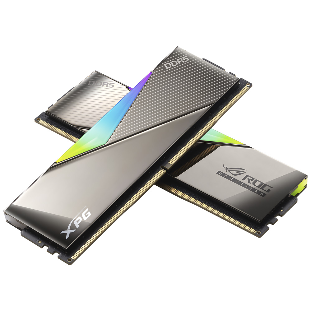 Memória RAM ADATA XPG Lancer RGB ROG Certified DDR5 48GB (2x24GB) 7200MHz - AX5U7200C3424G-DCLARROG