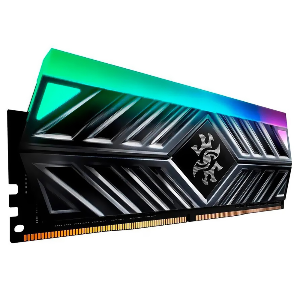 Memória RAM ADATA XPG Spectrix D41 DDR4 16GB 3200MHz RGB - Cinza (AX4U320016G16A-ST41)