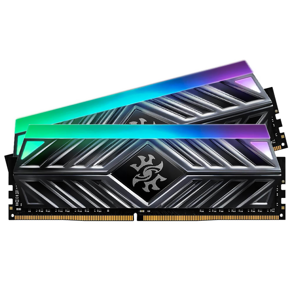 Memória RAM ADATA XPG Spectrix D41 TUF DDR4 16GB (2x8GB) 3200MHz RGB - Preto (AX4U32008G16A-DB41)