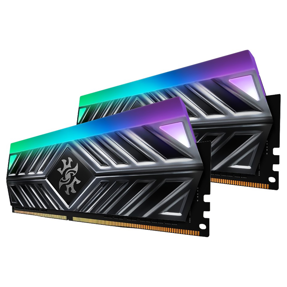 Memória RAM ADATA XPG Spectrix D41 TUF DDR4 16GB (2x8GB) 3200MHz RGB - Preto (AX4U32008G16A-DB41)