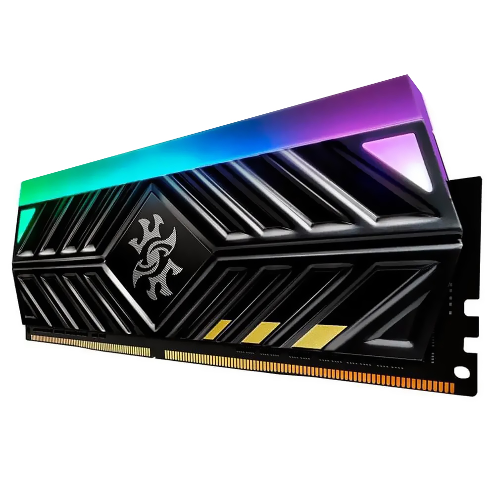 Memória RAM ADATA XPG Spectrix D41 TUF DDR4 8GB 3200MHz RGB - Preto (AX4U32008G16A-SB41)