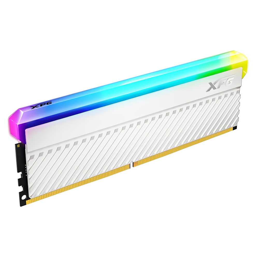 Memória RAM ADATA XPG Spectrix D45G DDR4 8GB 3200MHz RGB - Branco (AX4U32008G16A-CWHD45G)