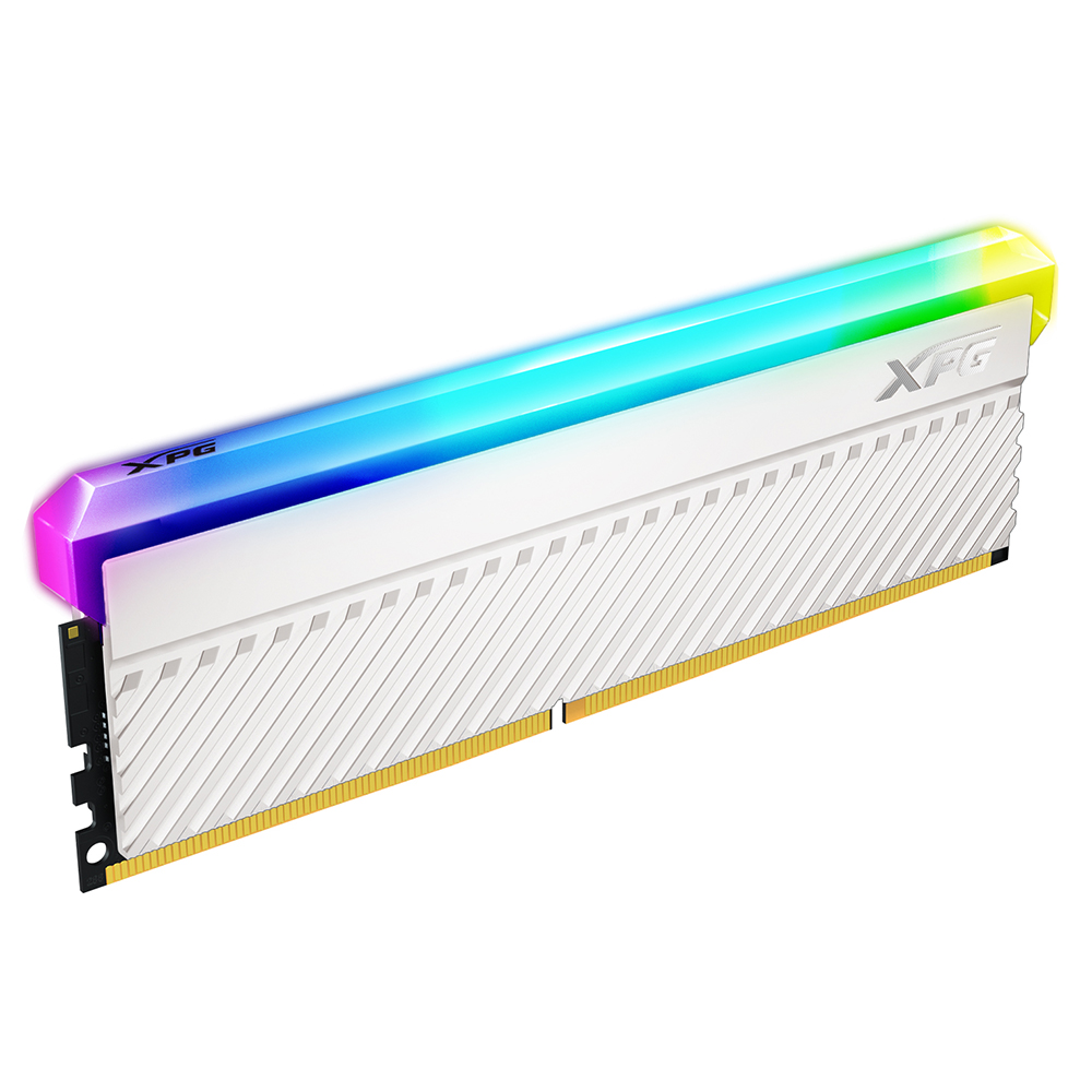 Memória RAM ADATA XPG Spectrix D45G DDR4 8GB 3600MHz RGB - Branco (AX4U36008G18I-CWHD45G)