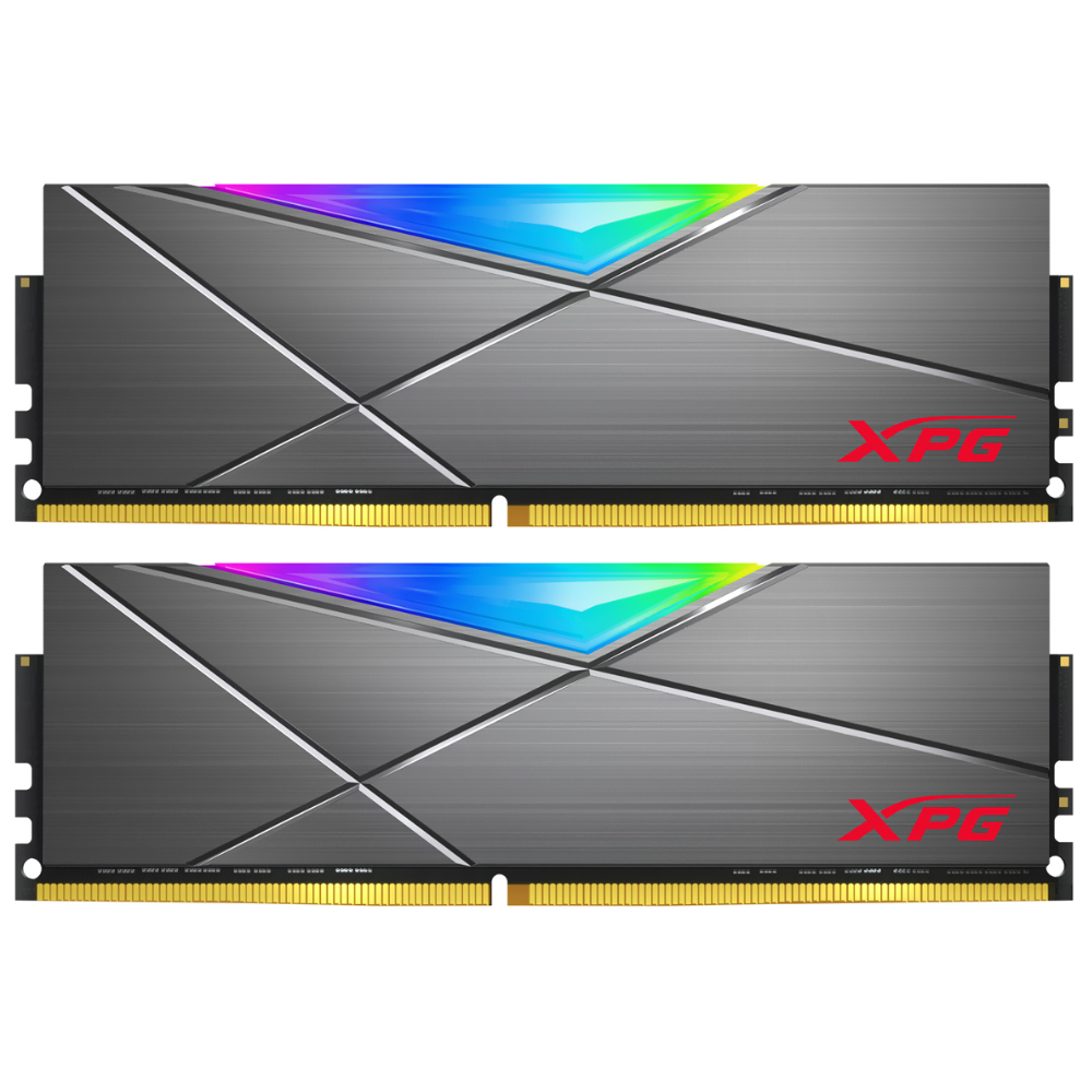 Memória RAM ADATA XPG Spectrix D50 DDR4 16GB (2x8GB) 3600MHz RGB - Cinza (AX4U36008G18I-DT50)