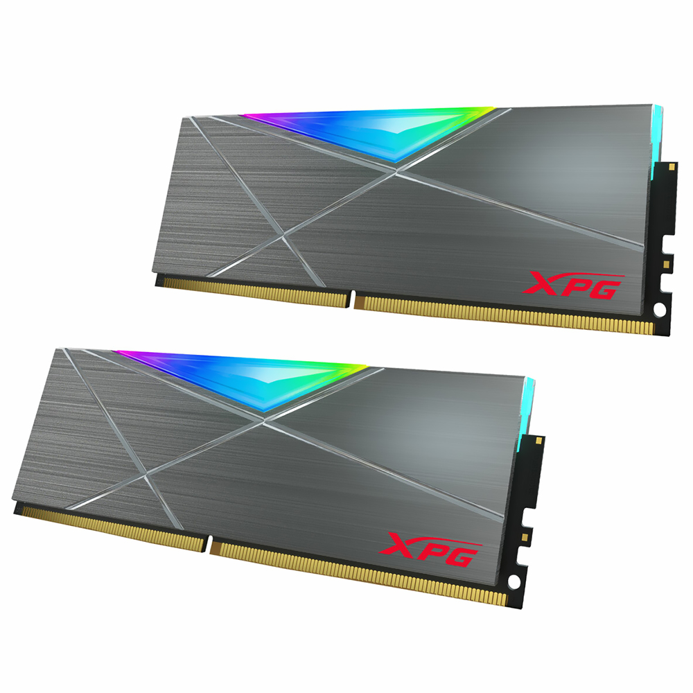 Memória RAM ADATA XPG Spectrix D50 DDR4 16GB (2x8GB) 3600MHz RGB - Cinza (AX4U36008G18I-DT50)