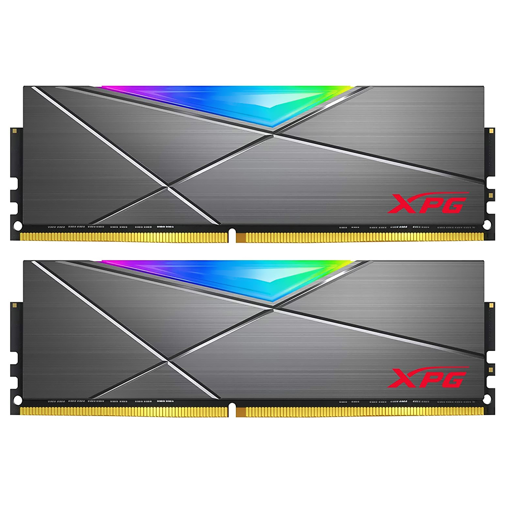 Memória RAM ADATA XPG Spectrix D50 DDR4 32GB (2x16GB) 3600MHz RGB - Cinza (AX4U360016G18I-DT50)