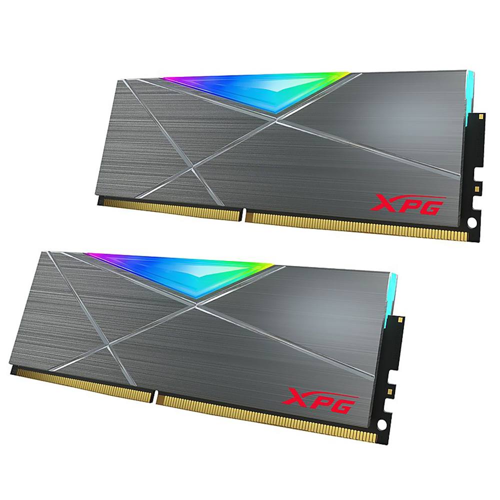 Memória RAM ADATA XPG Spectrix D50 DDR4 32GB (2x16GB) 3600MHz RGB - Cinza (AX4U360016G18I-DT50)
