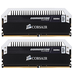 Memória RAM Corsair Dominator Platinum DDR4 16GB (2x8GB) 2666MHz - CMD16GX4M2A2666C15