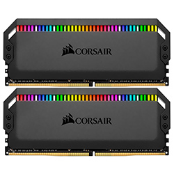 Memória RAM Corsair Dominator Platinum DDR4 32GB (2x16GB) 3600MHz RGB - Preto (CMT32GX4M2C3600C18)