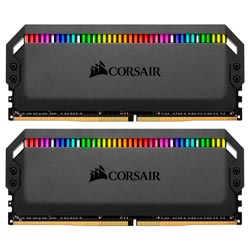 Memória RAM Corsair Dominator Platinum DDR4 32GB (2x16GB) 3600MHz RGB - Preto (CMT32GX4M2D3600C18) 