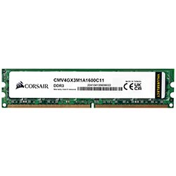 Memória RAM Corsair Value Select DDR3 4GB 1600MHz - CMV4GX3M1A1600C11