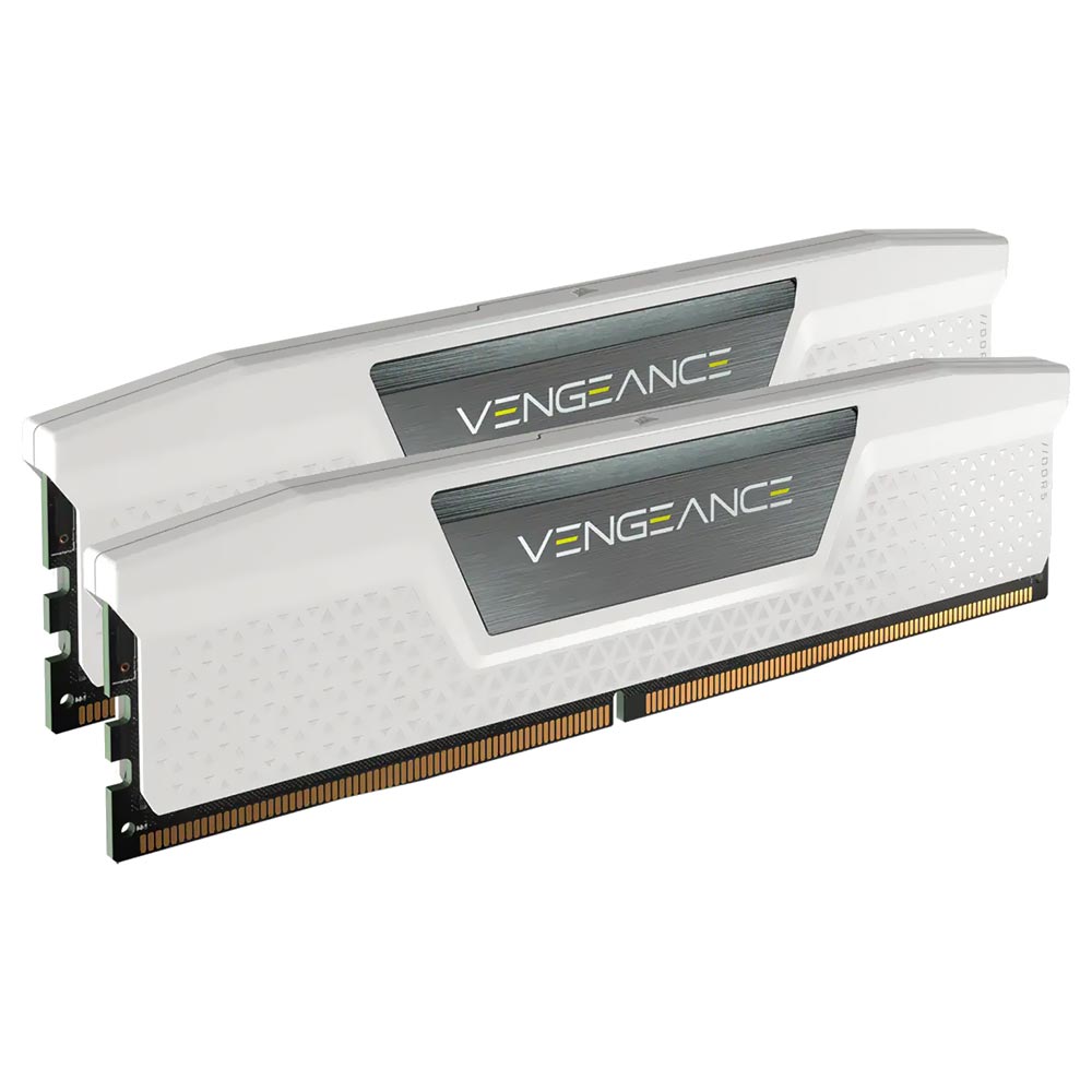 Memória RAM Corsair Vengeance 32GB (2x16GB) 5200MHz - Branco (CMK32GX5M2B5200C40W)