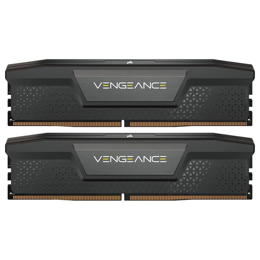 Memória RAM Corsair Vengeance DDR5 32GB (2x16GB) 6000MHz - Preto / Cinza (CMK32GX5M2B6000C40)