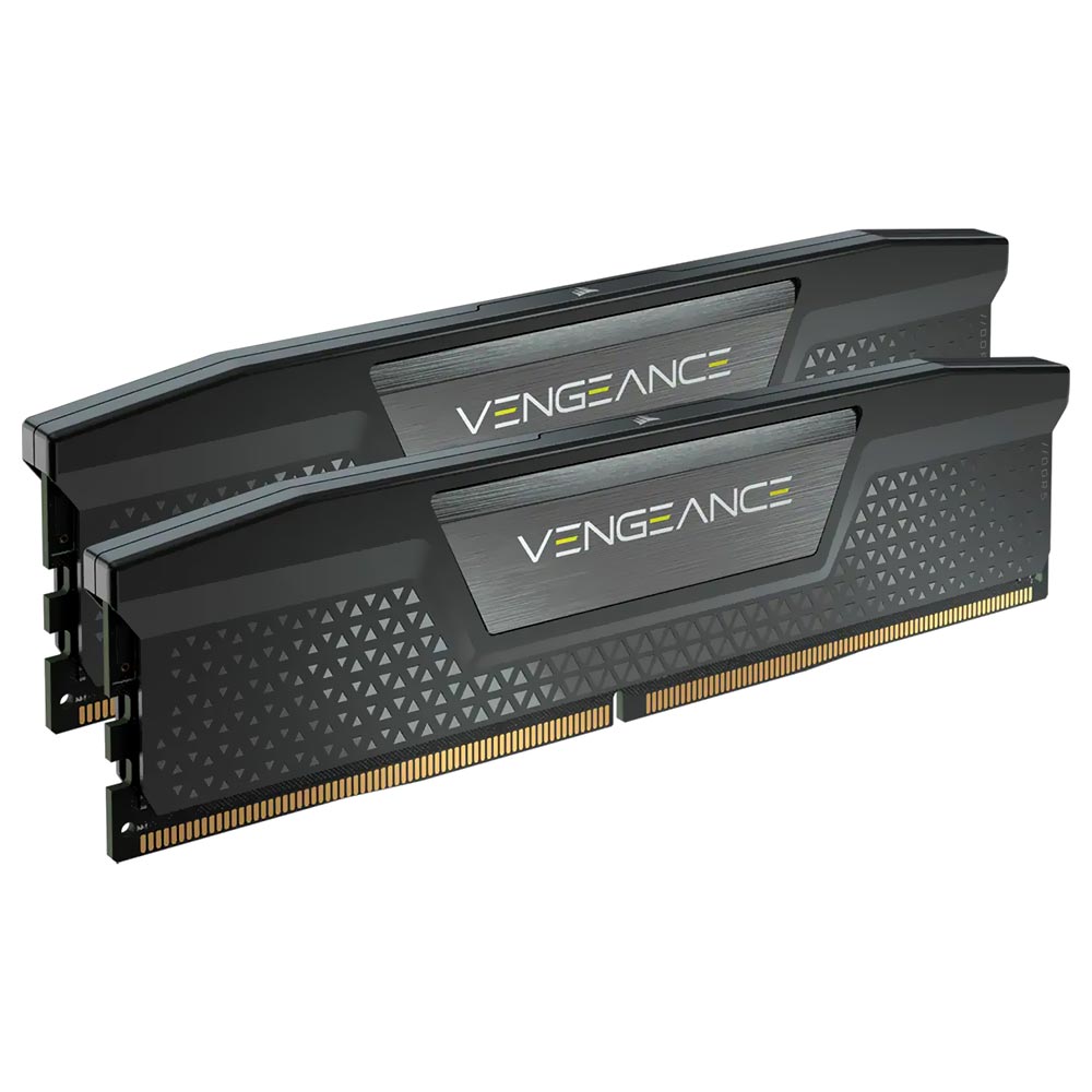 Memória RAM Corsair Vengeance DDR5 32GB (2x16GB) 6000MHz - Preto / Cinza (CMK32GX5M2B6000C40)