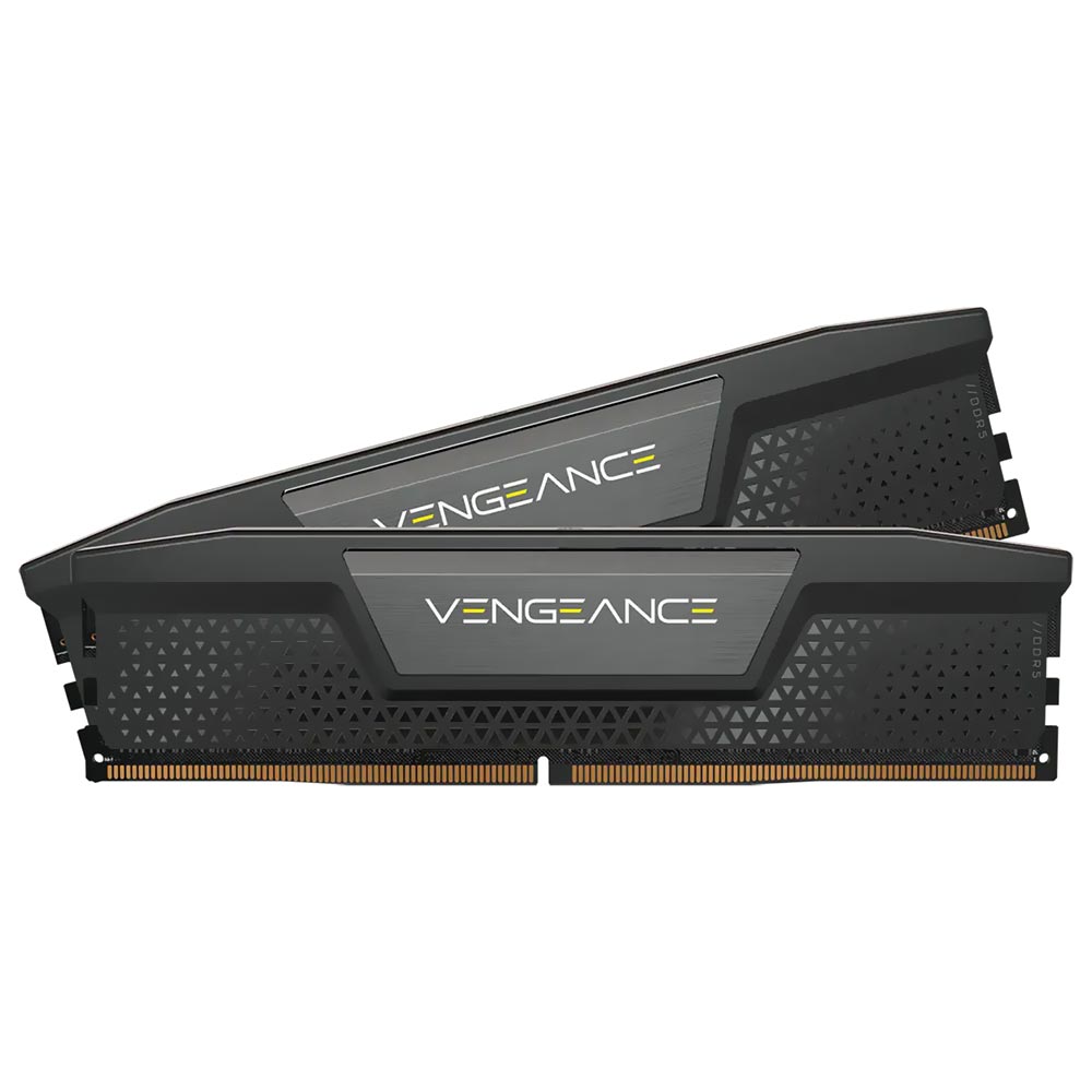 Memória RAM Corsair Vengeance DDR5 32GB (2x16GB) 6000MHz - Preto / Cinza (CMK32GX5M2B6000C40)