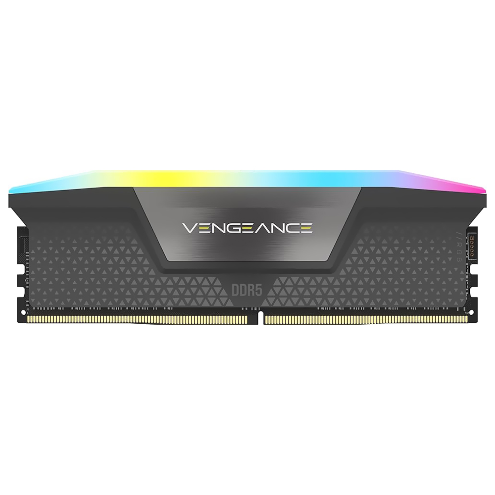 Memória RAM Corsair Vengeance DDR5 32GB 5600MHz RGB - Preto (CMH32GX5M1B5600Z40)