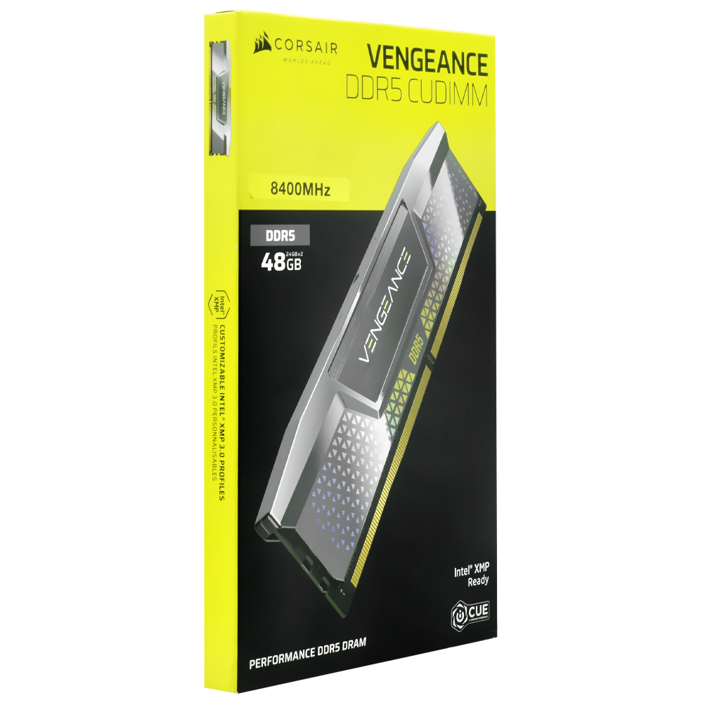 Memória RAM Corsair Vengeance DDR5 48GB (2X24GB) 8400MHz - Prata (CMKC48GX5M2X8400C40)