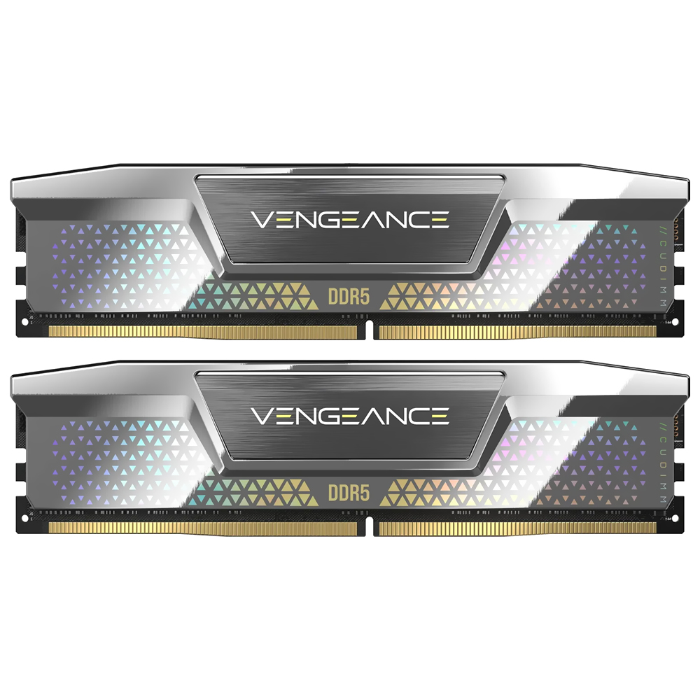 Memória RAM Corsair Vengeance DDR5 48GB (2X24GB) 8400MHz - Prata (CMKC48GX5M2X8400C40)