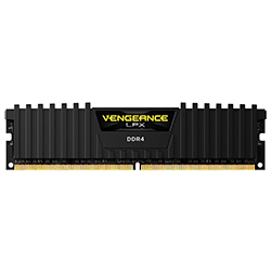 Memória RAM Corsair Vengeance LPX DDR4 16GB 2666MHz - Preto (CMK16GX4M1A2666C16)  