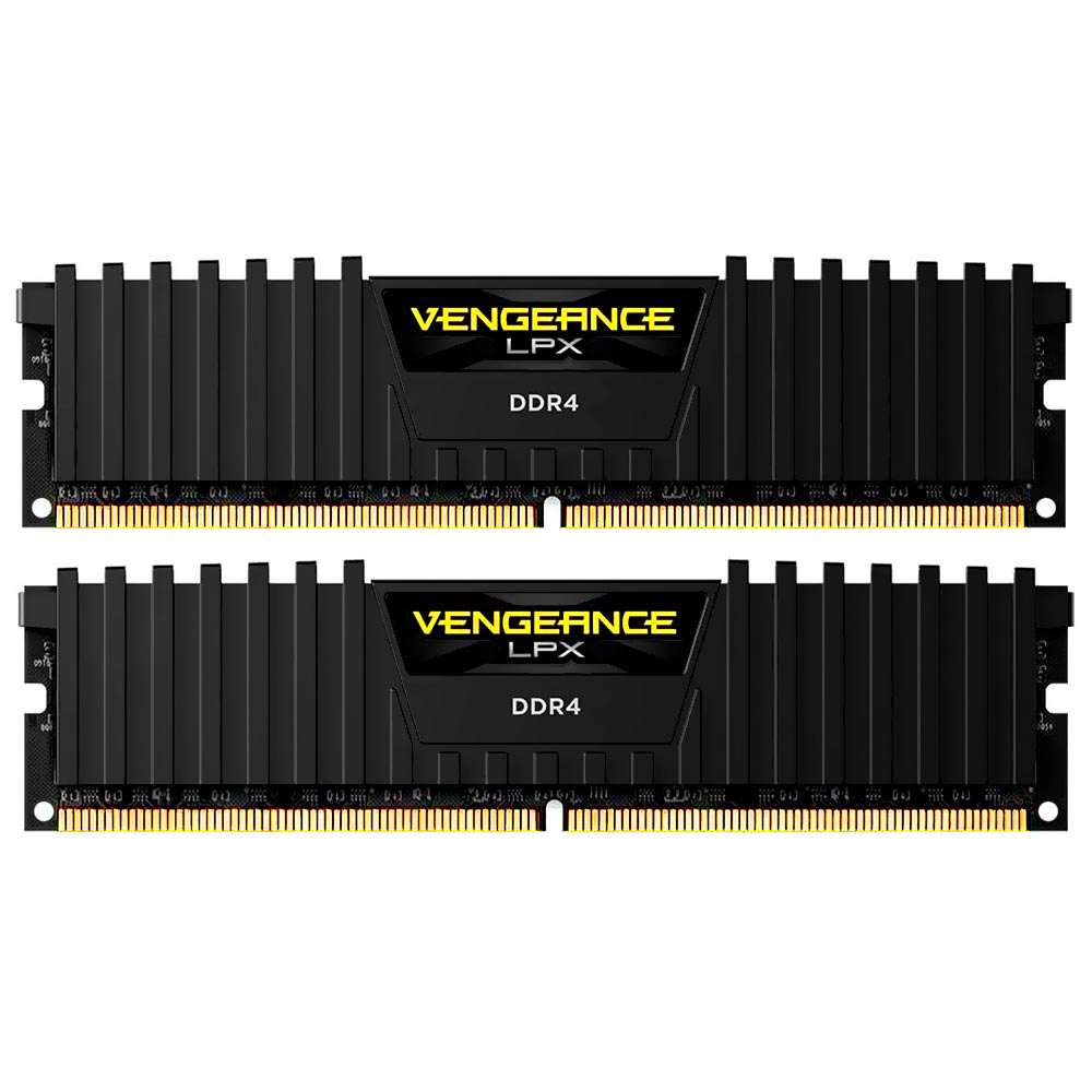 Memória RAM Corsair Vengeance LPX DDR4 16GB (2x8GB) 2666MHz - Preto (CMK16GX4M2A2666C16)