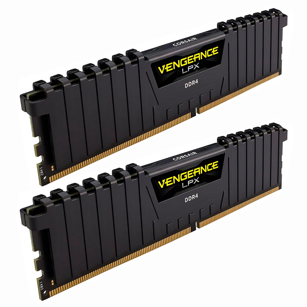Memória RAM Corsair Vengeance LPX DDR4 32GB (2x16GB) 3200MHz - Preto (CMK32GX4M2E3200C16)