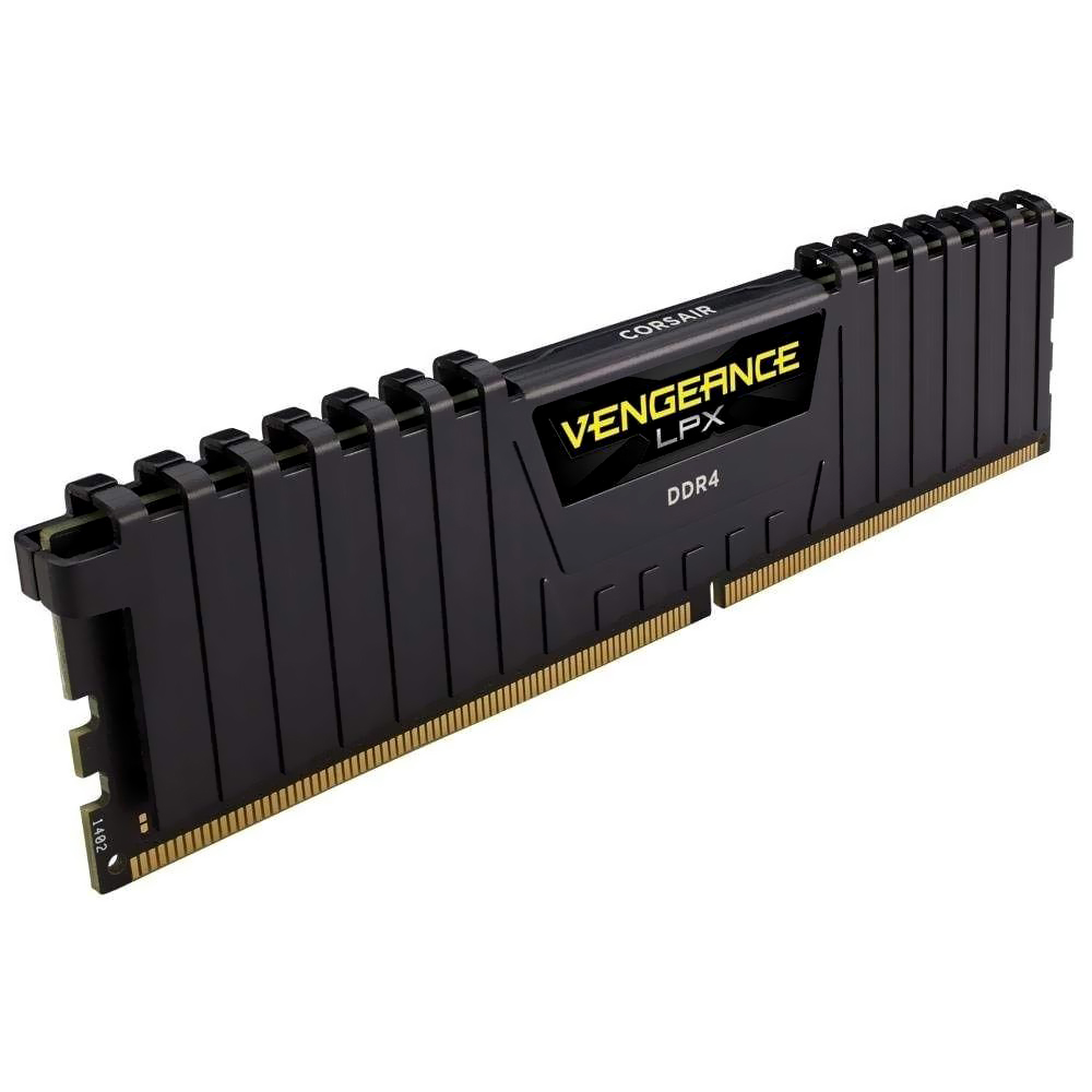 Memória RAM Corsair Vengeance LPX DDR4 8GB 2400MHz - Preto (CMK8GX4M1A2400C14) 